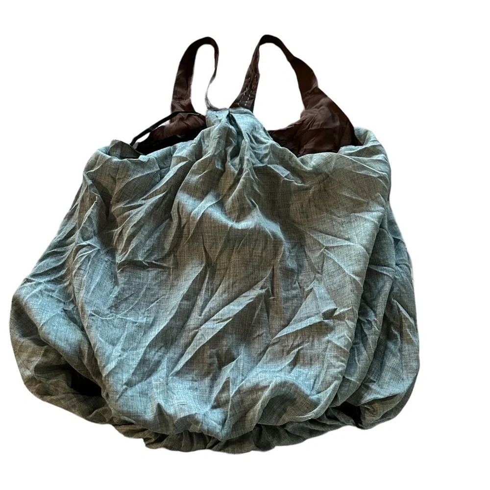 Papaya women's tank top teal and brown embroidered size small - Picture 2 of 3